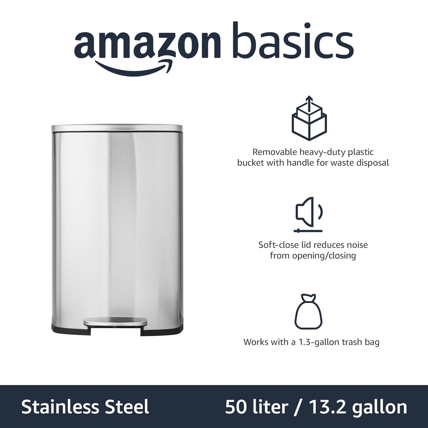 Trash Can (Stainless Steel)