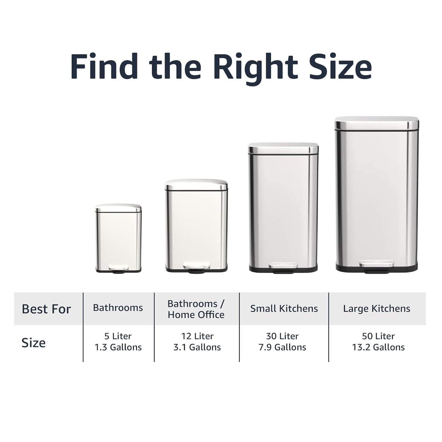 Trash Can (Stainless Steel)