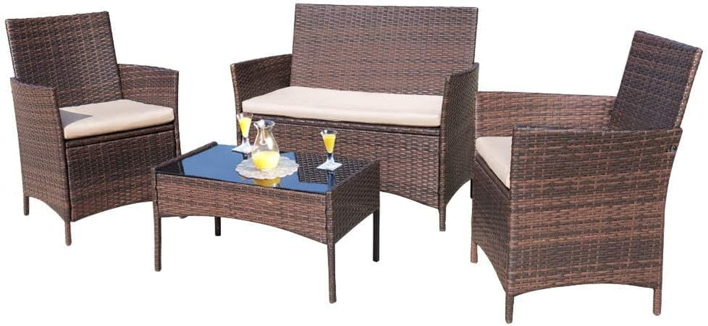 4 Piece Outdoor Furniture Set
