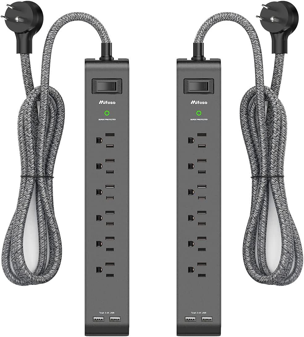 Two Power Strip Outlets