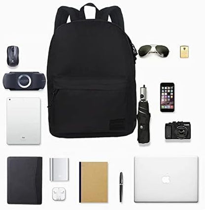Adult Backpack with Charging Port (Black)