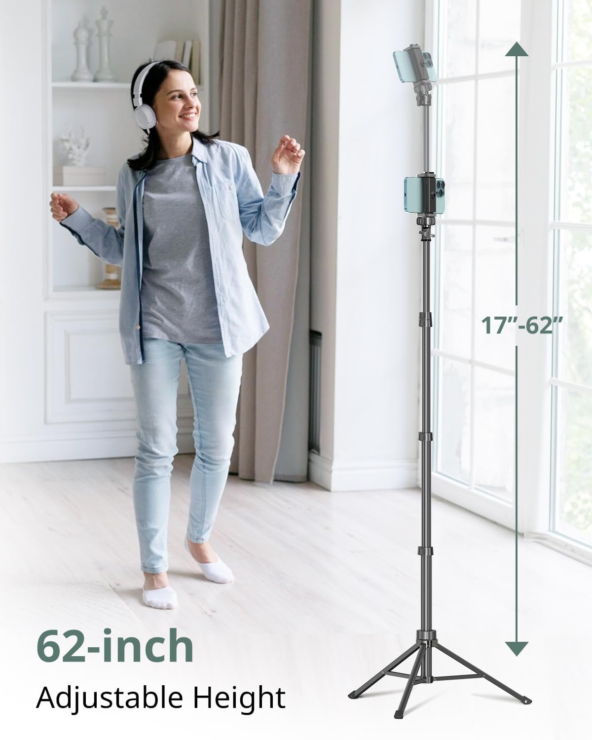 62 Inch Phone Tripod