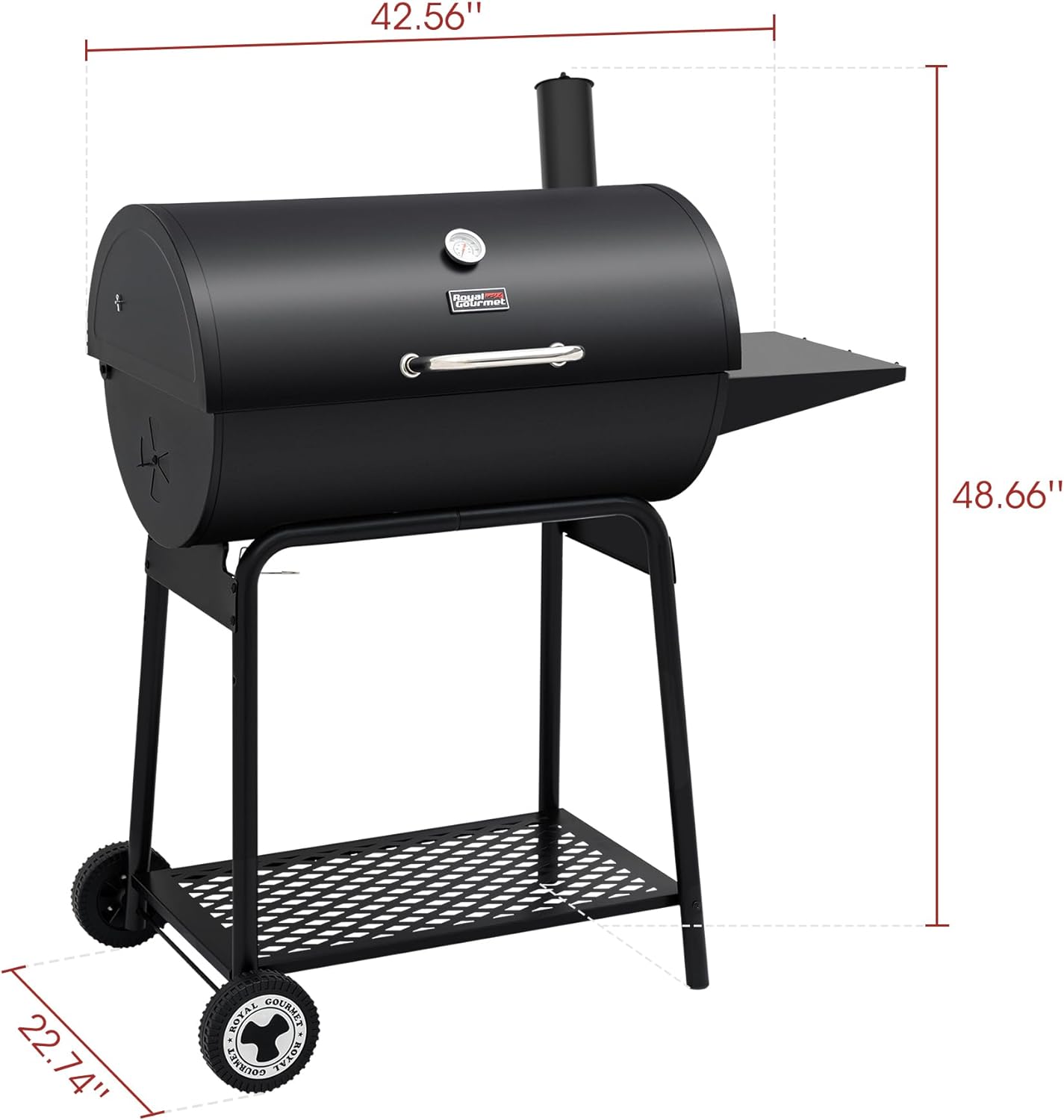 Charcoal Barrel Grill (Black)