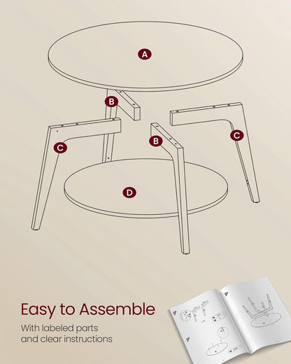 Coffee Table for Living Room (32 X 18 Inches)