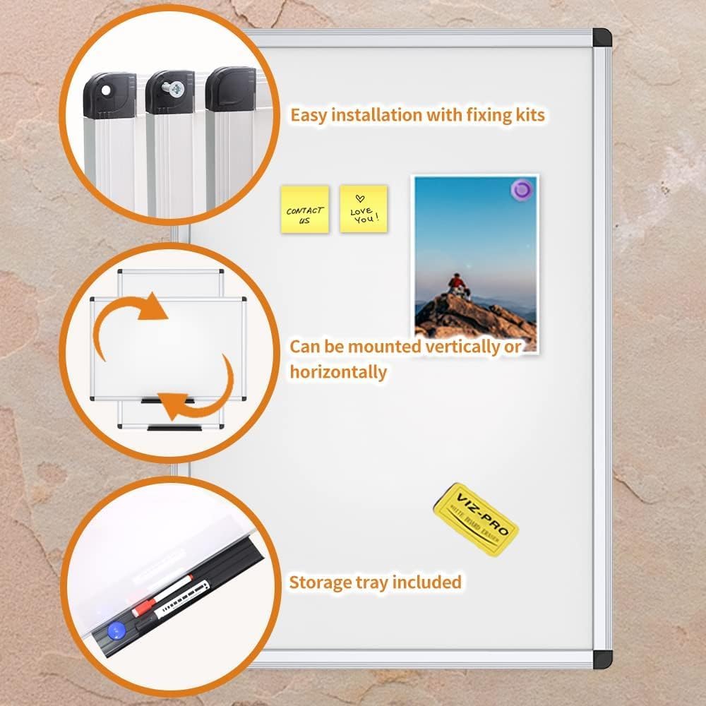 Magnetic Whiteboard & Dry Erase Board (18 X 12 Inches)