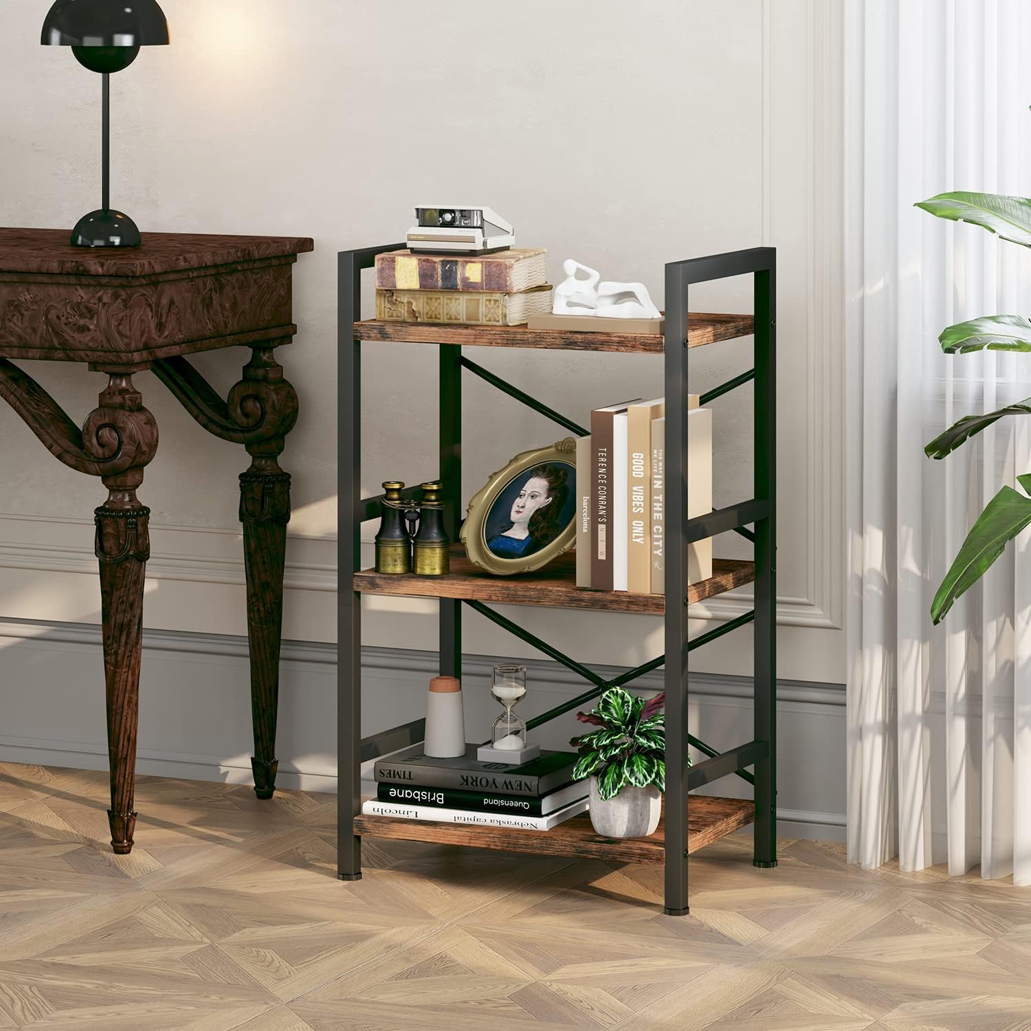 3 Tier Bookcase for Living Room, Office or Bedroom