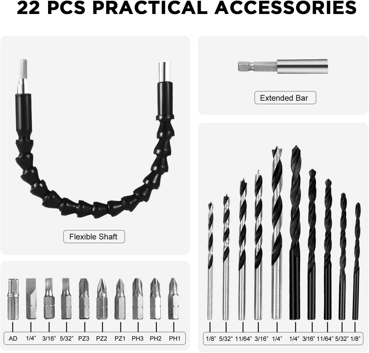 Cordless Drill Set (Red)
