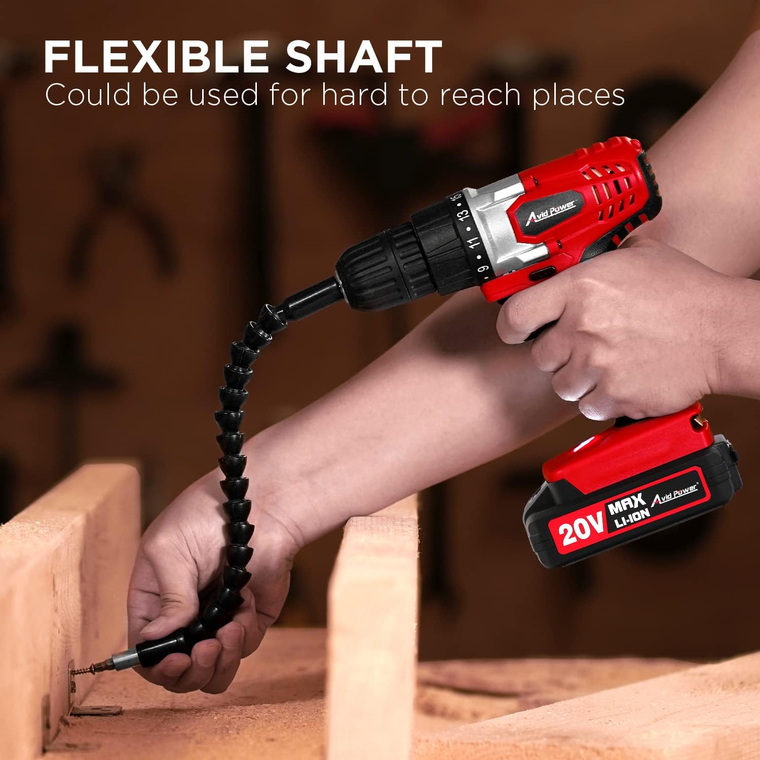 Cordless Drill Set (Red)