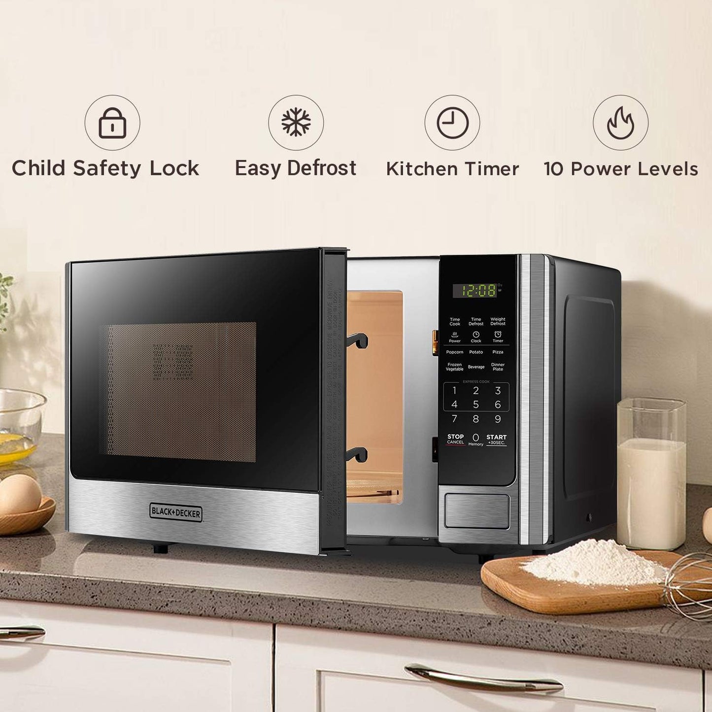 Stainless Steel Microwave Oven