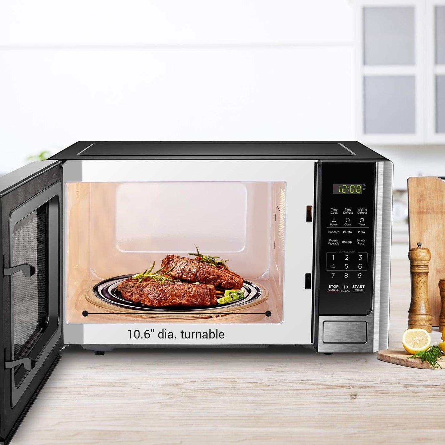 Stainless Steel Microwave Oven