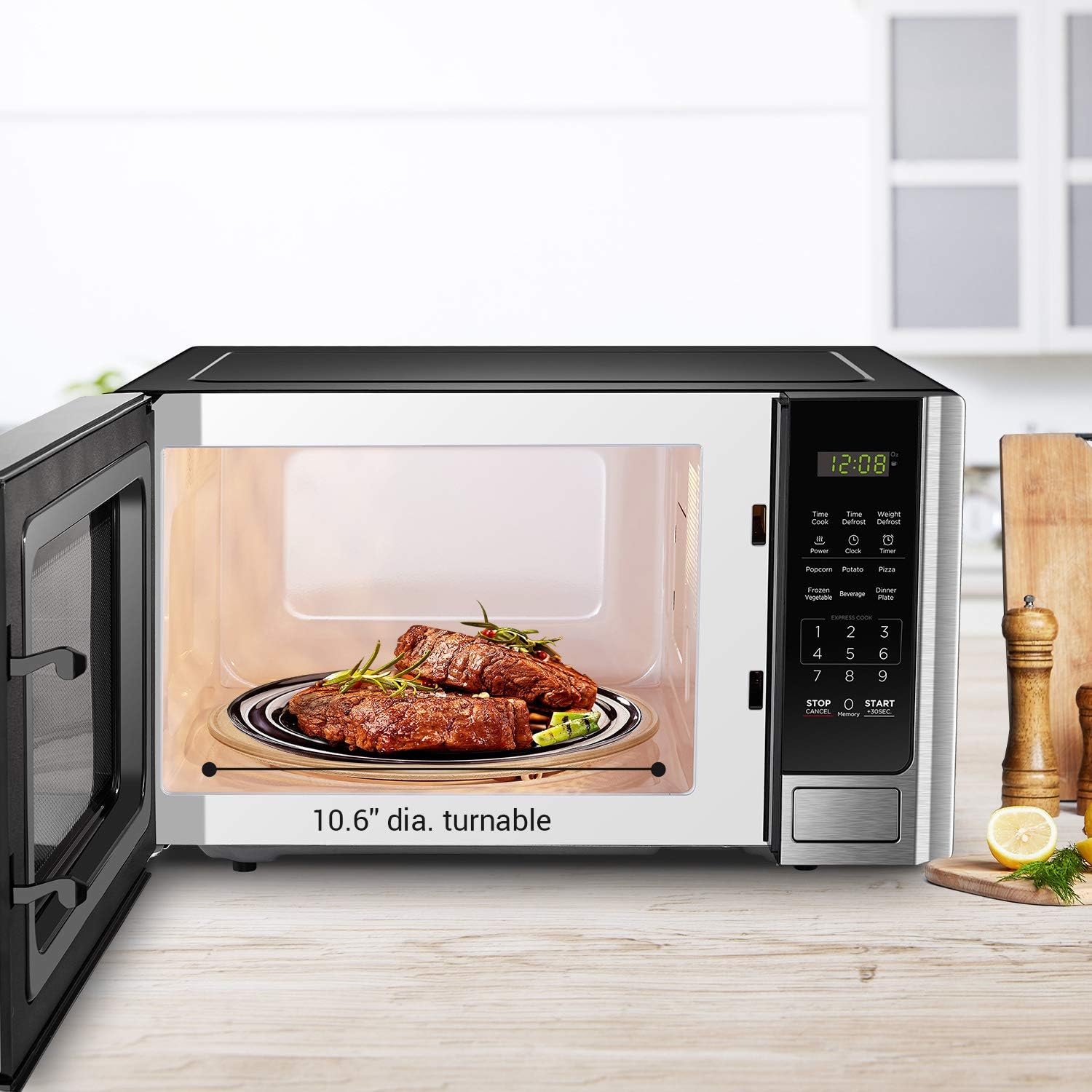 Stainless Steel Microwave Oven