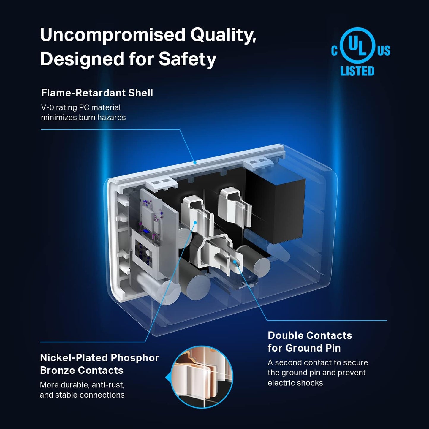 Plug Mini Wi-Fi Outlet - White 4-Pack