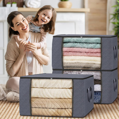 Foldable Clothes Storage Bags (6 Pack)