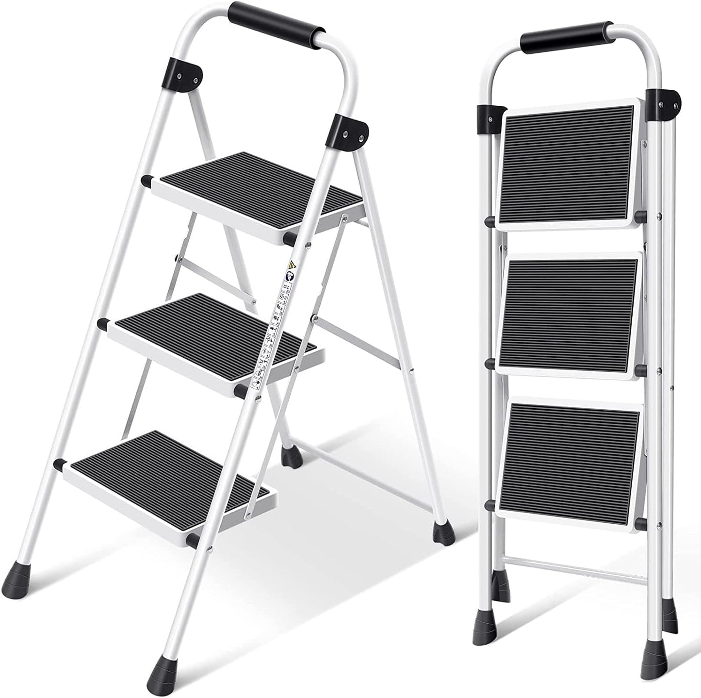 3 Step Ladder (White)