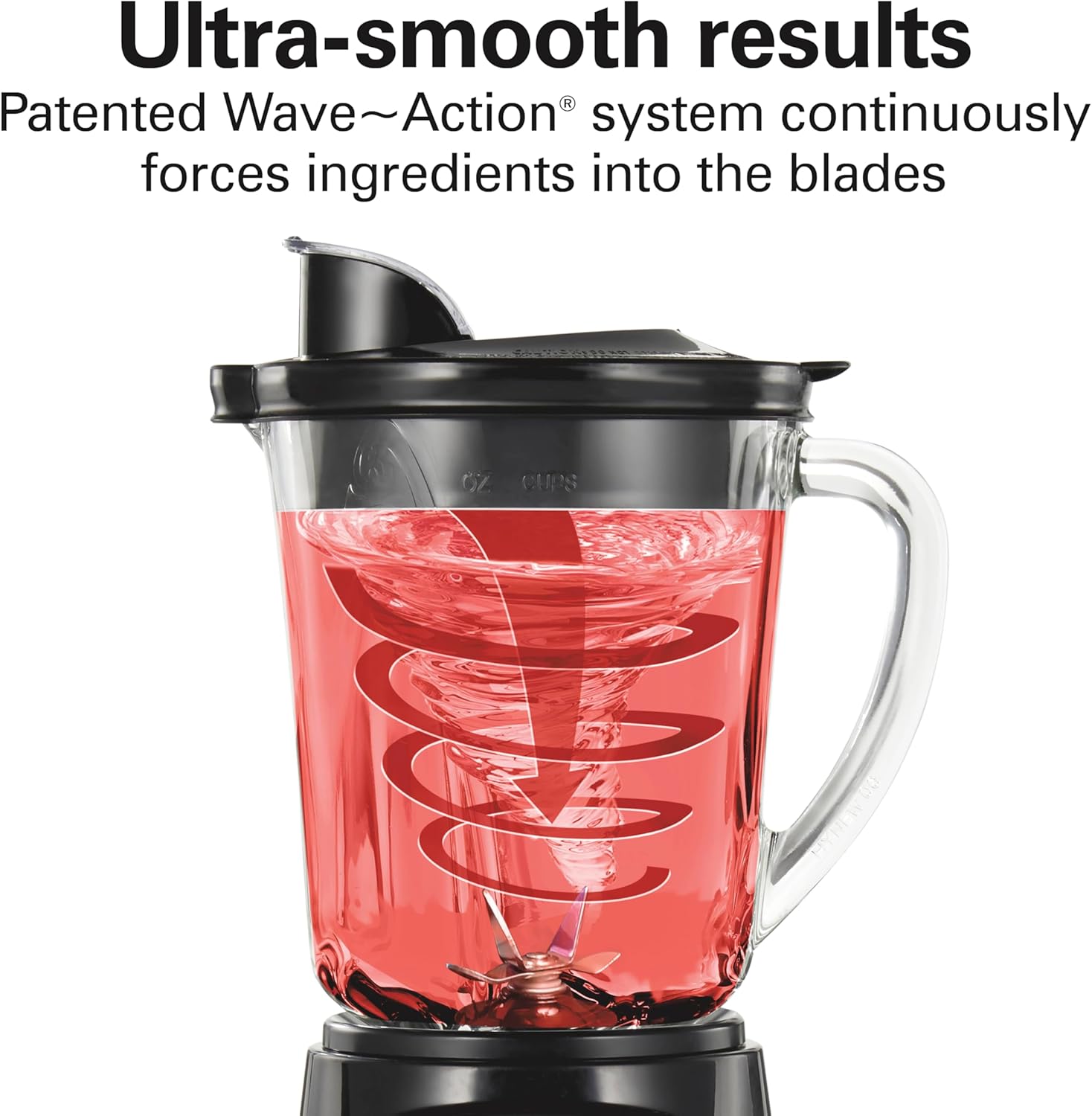 Blender for Shakes and Smoothies (40 Ounce Glass Jar) - Black
