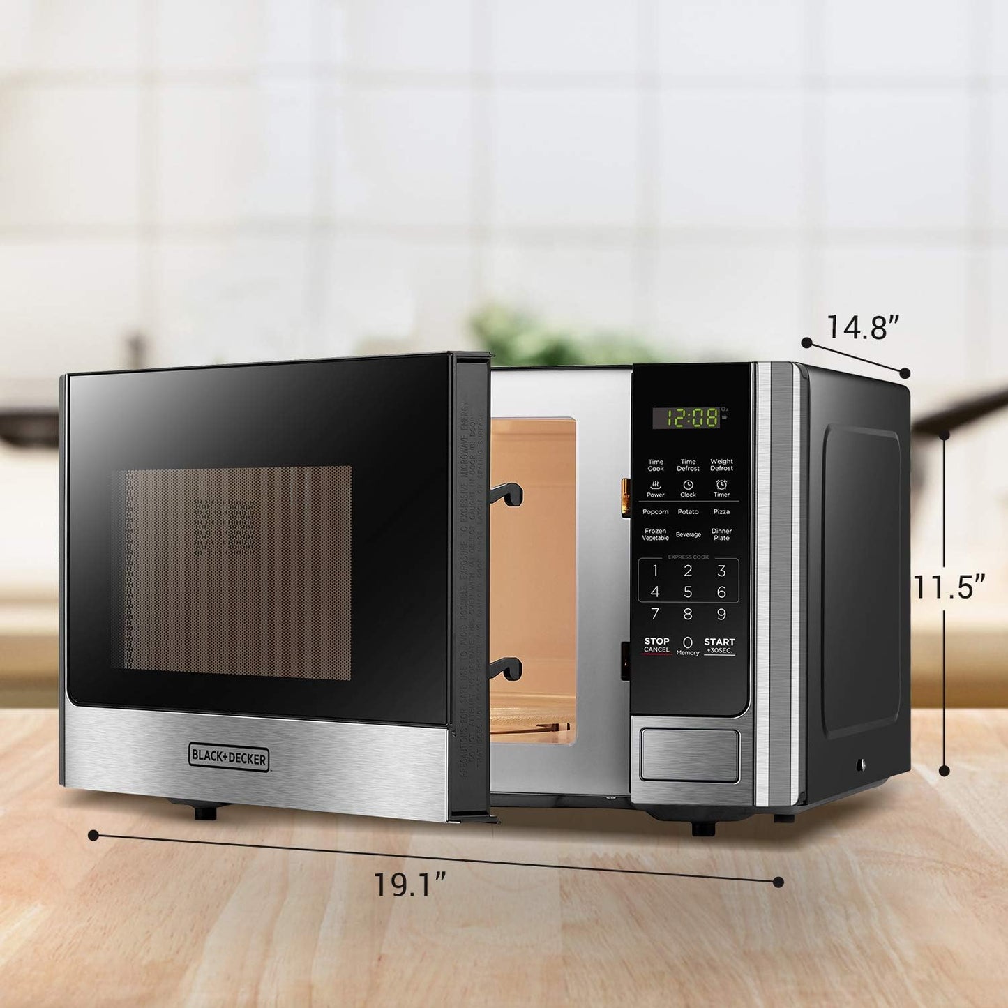 Stainless Steel Microwave Oven