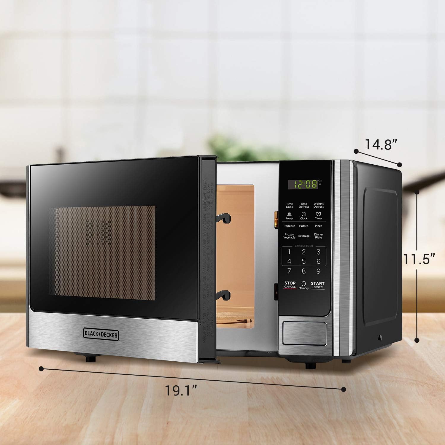Stainless Steel Microwave Oven