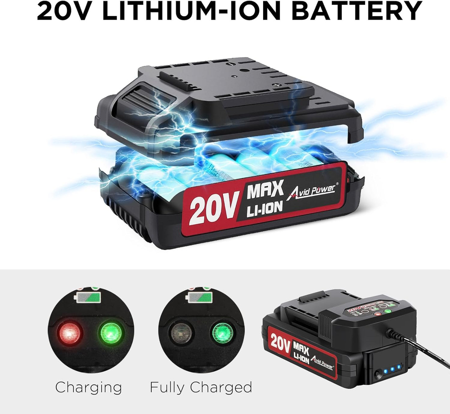 Cordless Drill Set (Red)