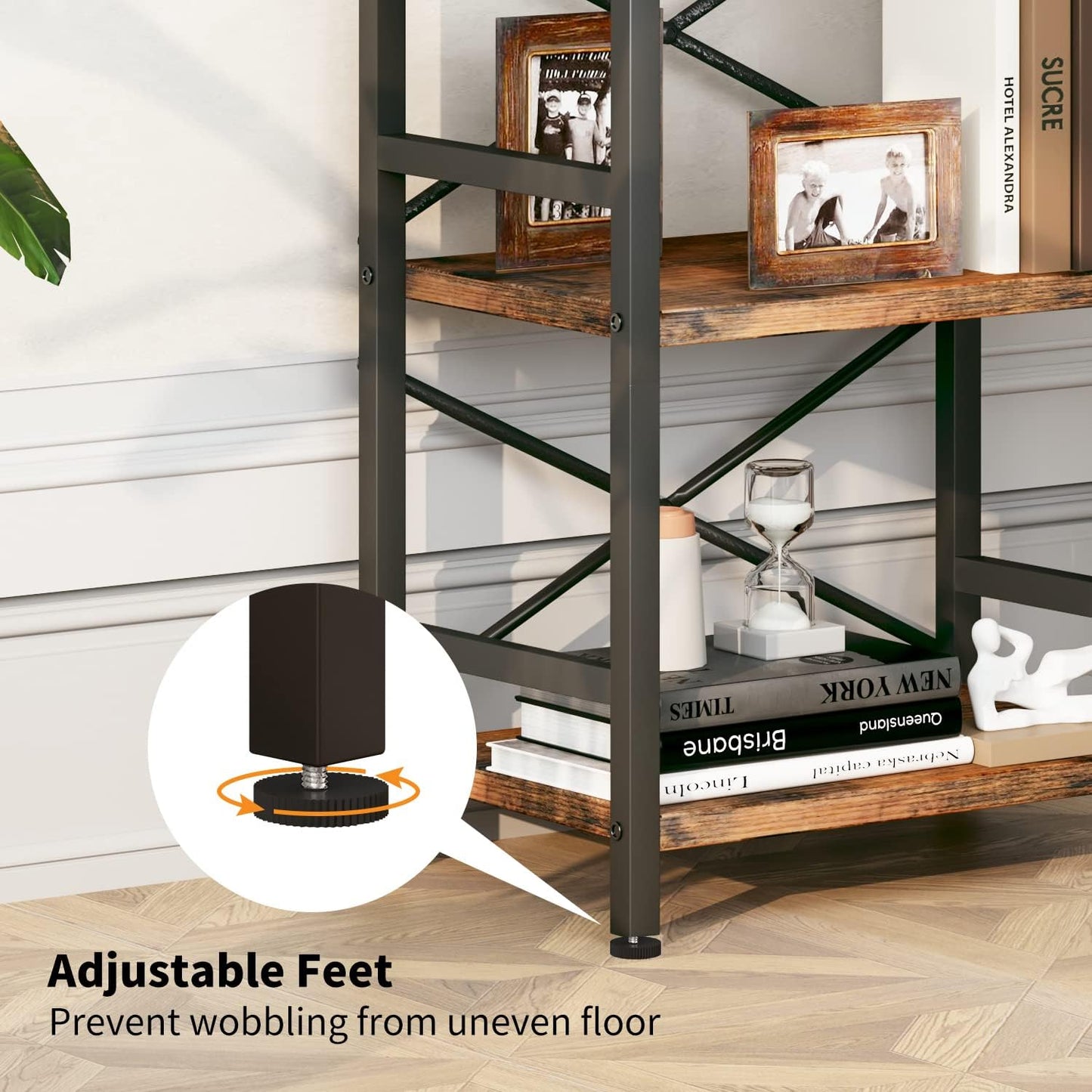 3 Tier Bookcase for Living Room, Office or Bedroom