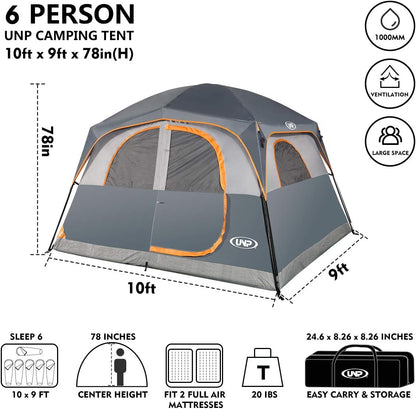 6 Person Camping Tent
