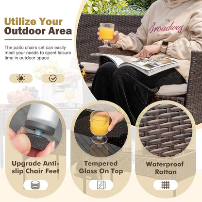 4 Piece Outdoor Furniture Set