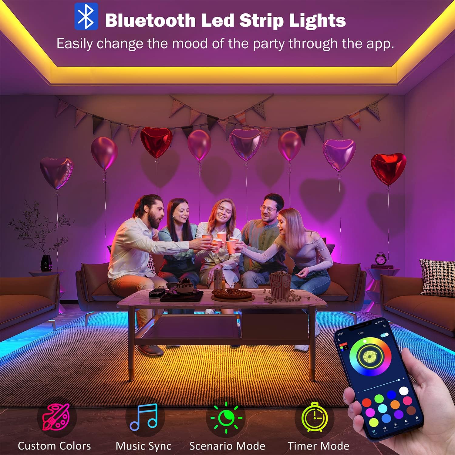 Led Lights for Bedroom or Party (100 Feet)