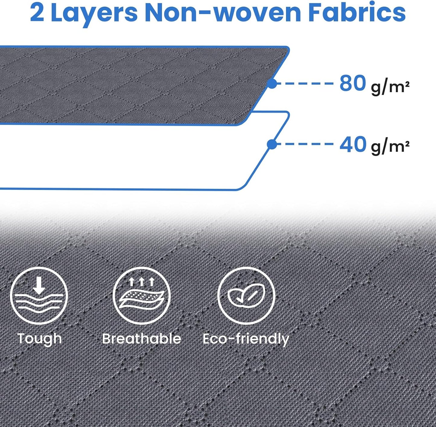 Foldable Clothes Storage Bags (6 Pack)