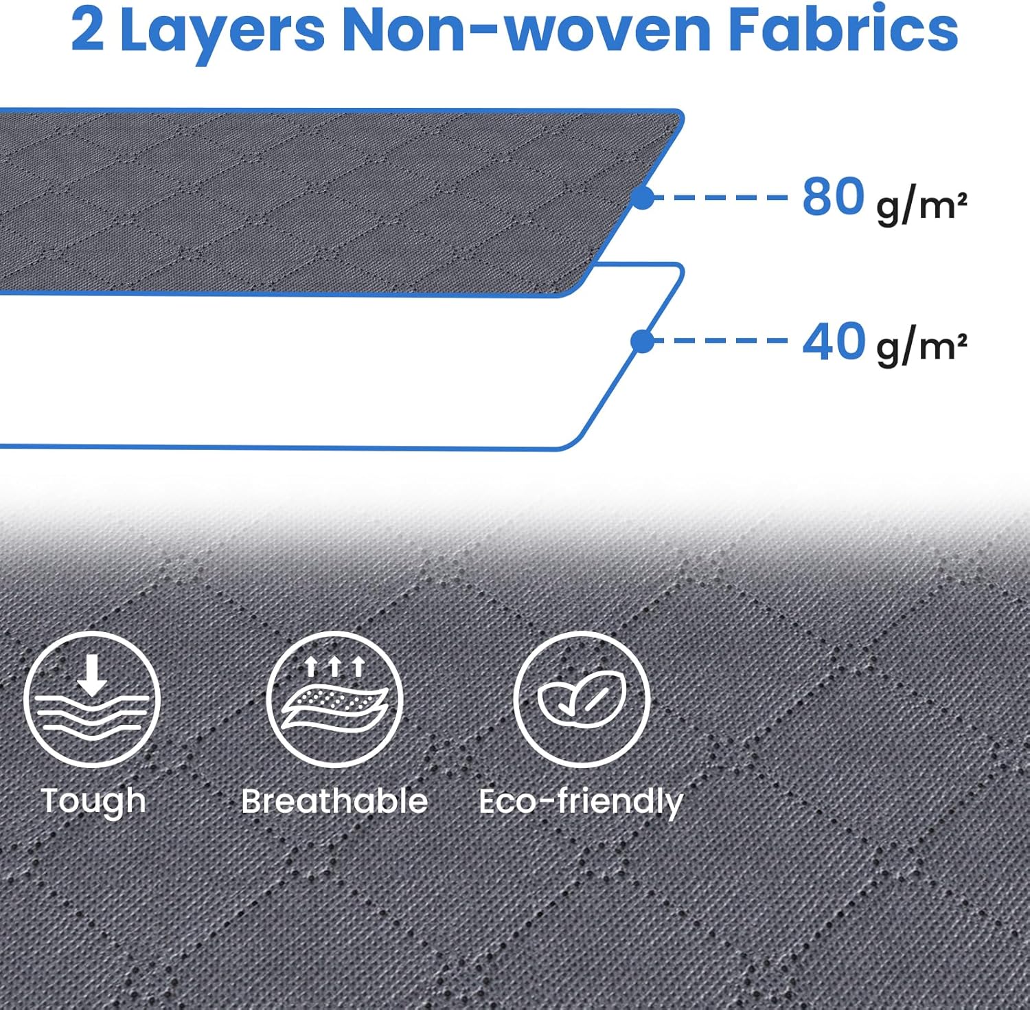 Foldable Clothes Storage Bags (6 Pack)