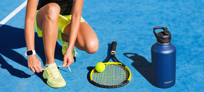 32 Ounce Water Bottle - Stainless Steel Black