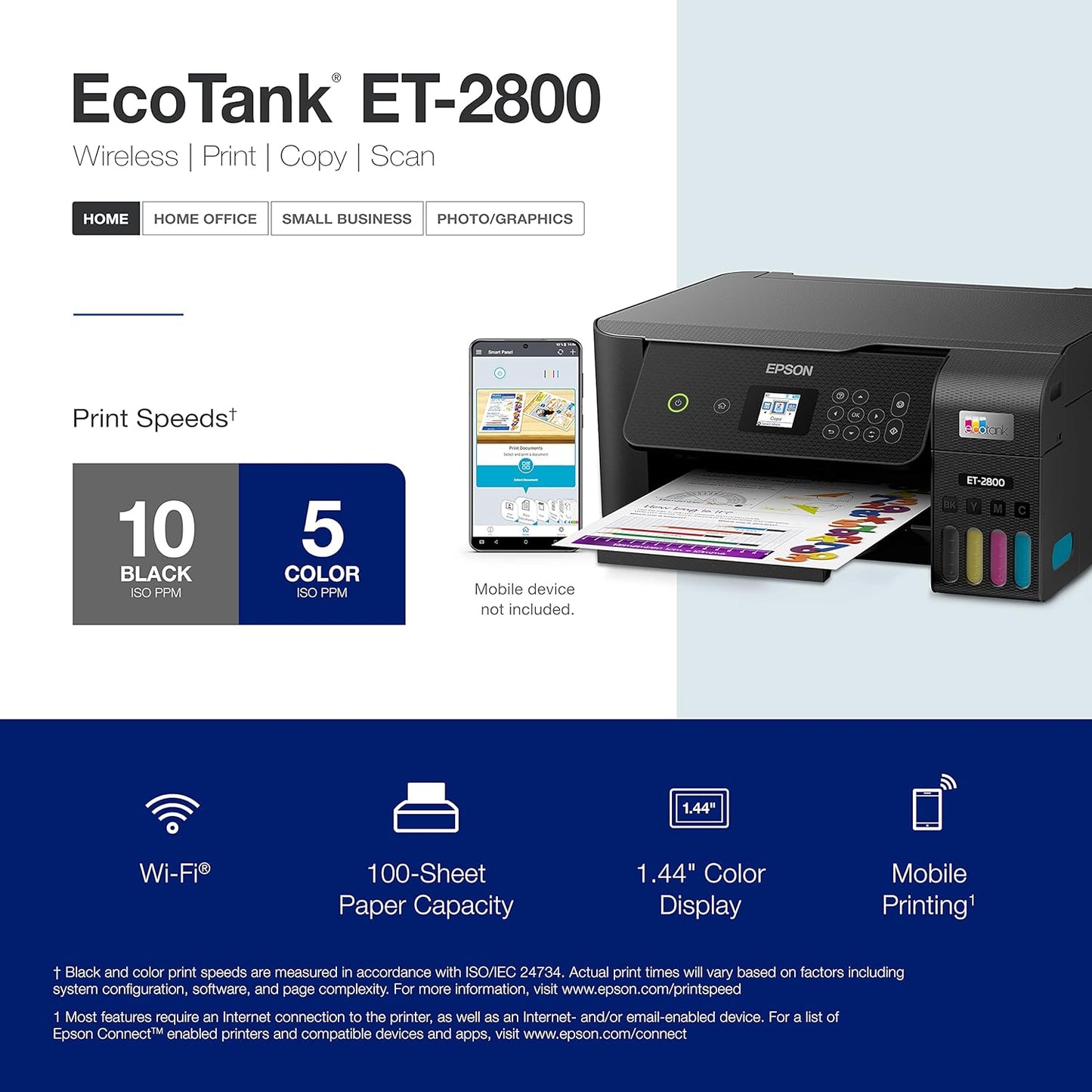 Ecotank ET-2800 Wireless Color Printer