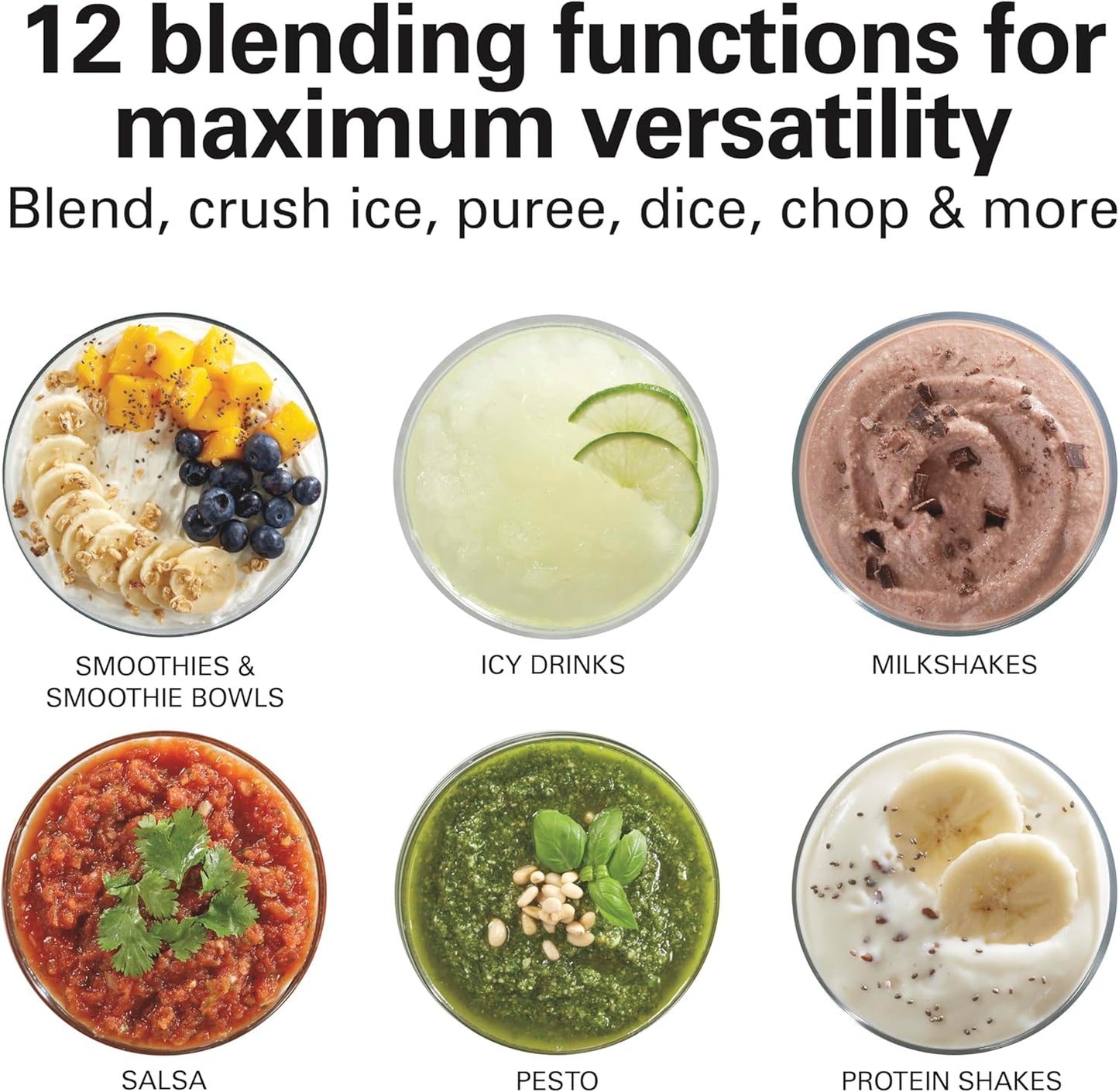 Blender for Shakes and Smoothies (40 Ounce Glass Jar) - Black