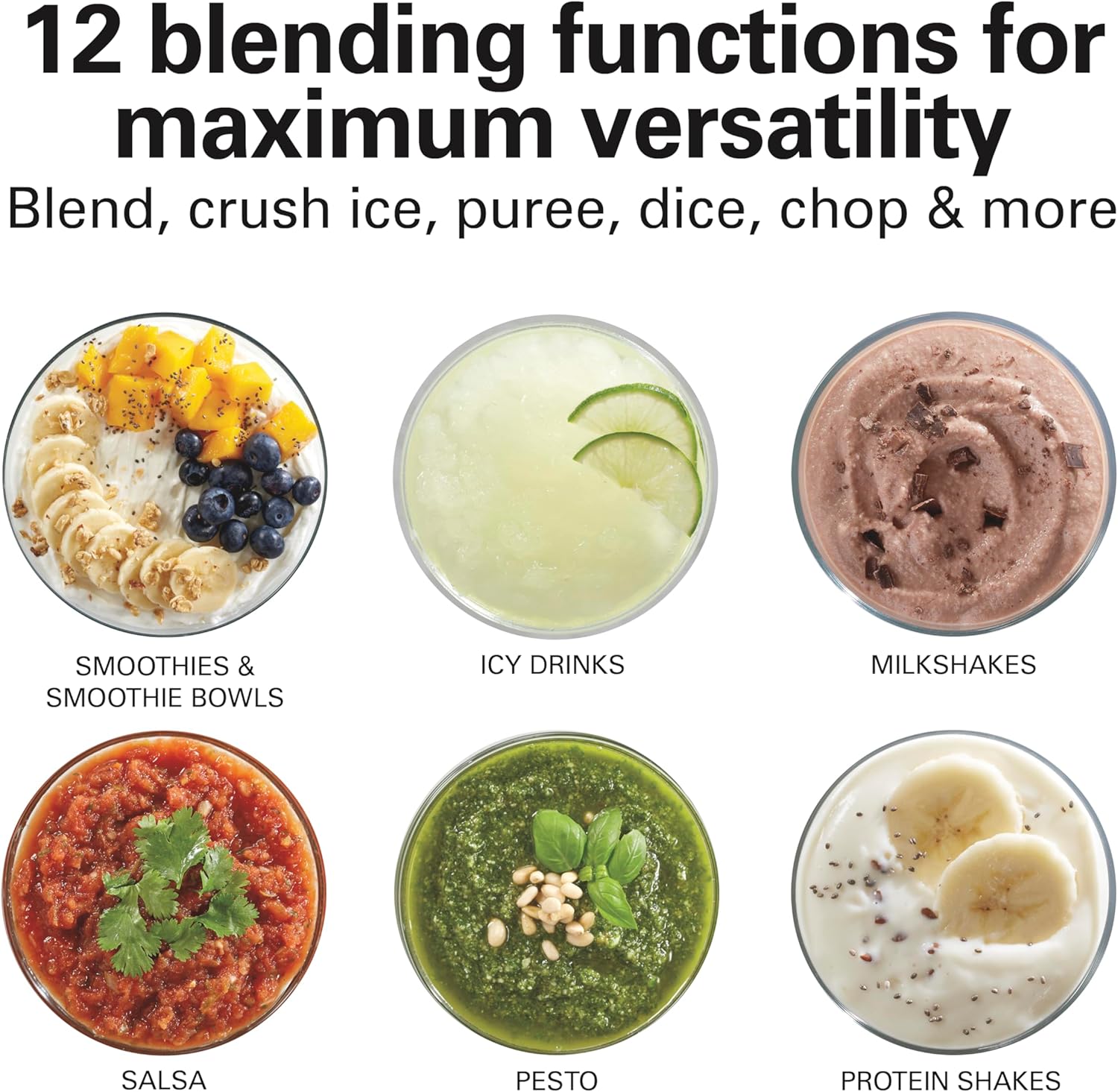 Blender for Shakes and Smoothies (40 Ounce Glass Jar) - Black