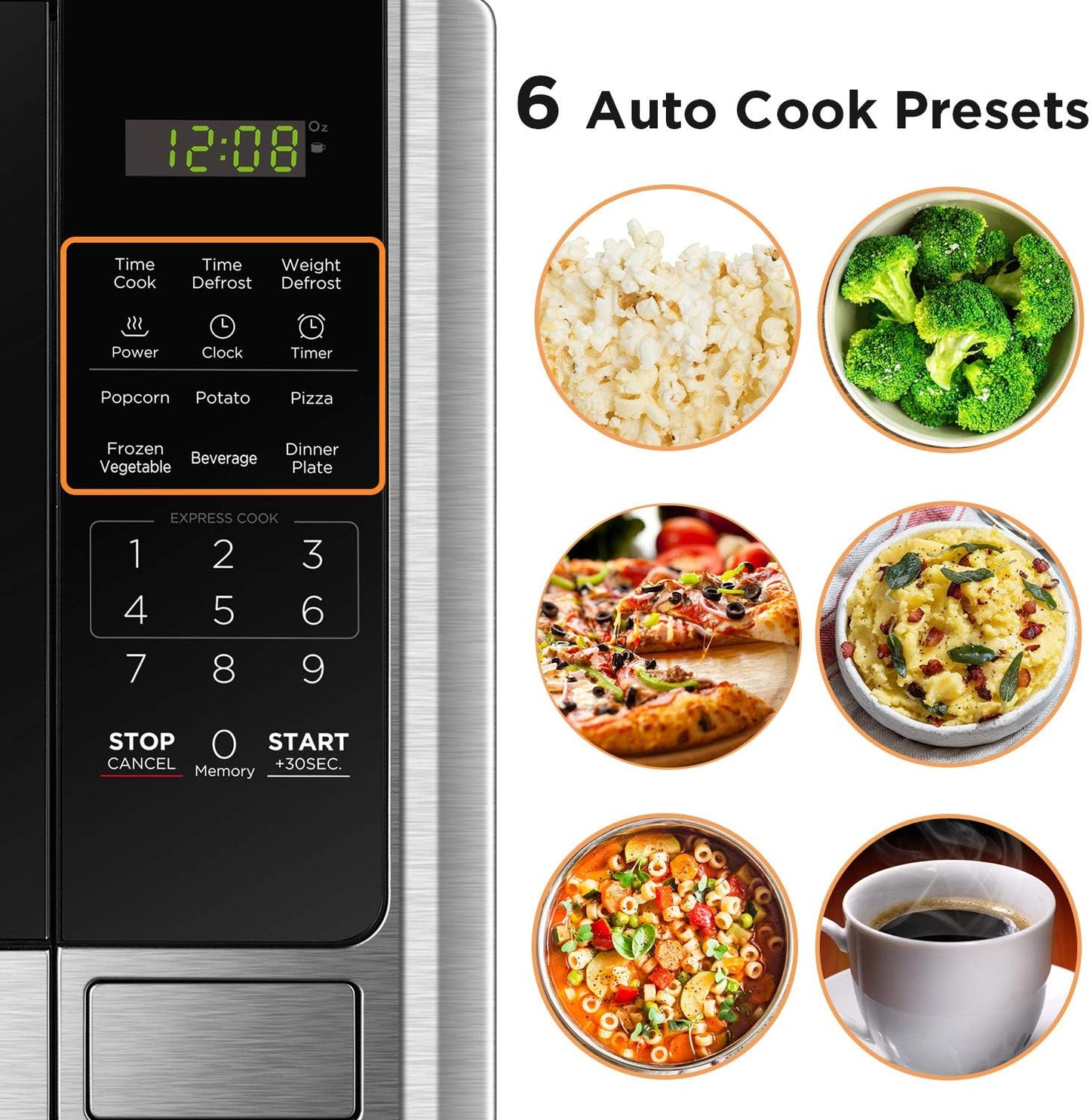 Stainless Steel Microwave Oven