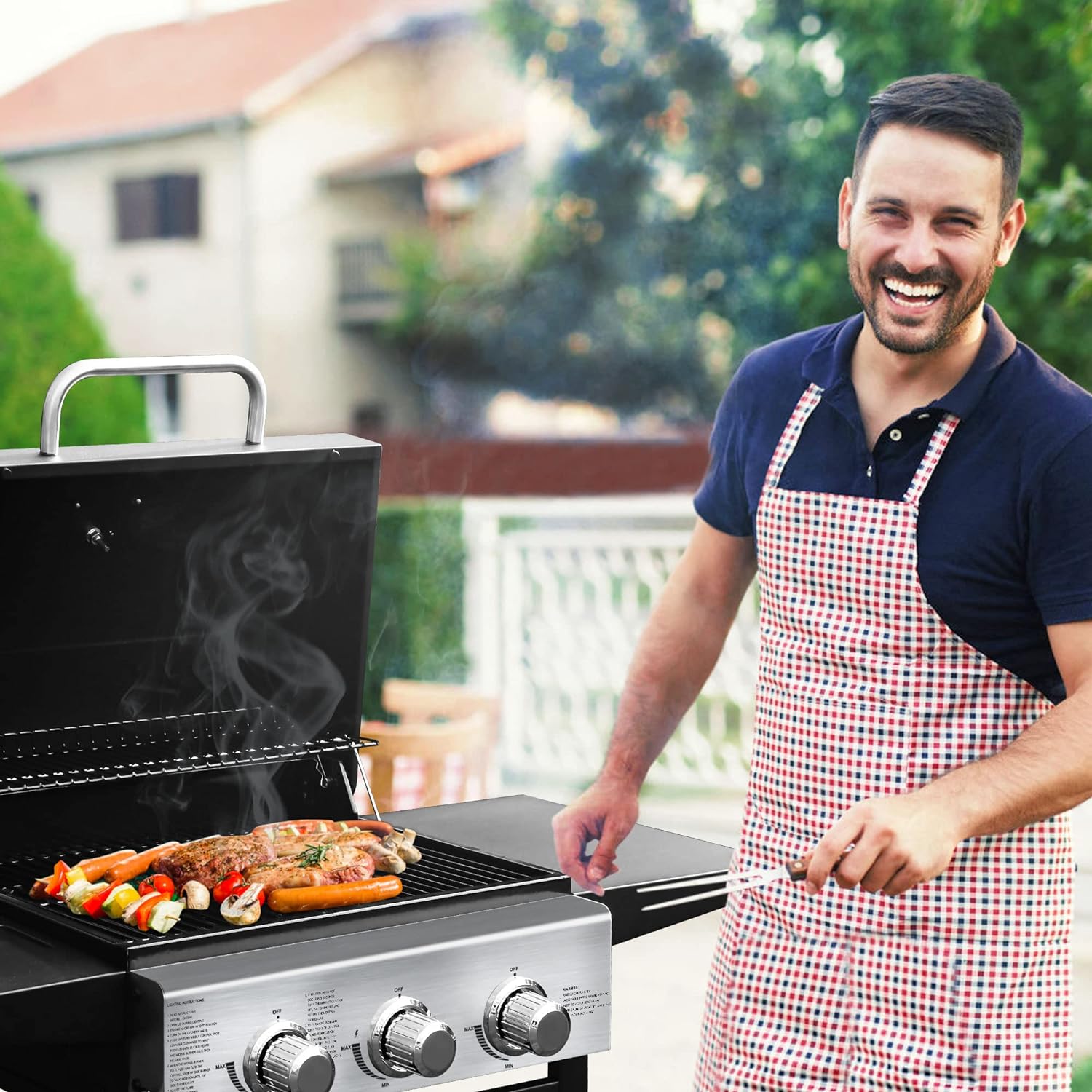 Propane Gas Grill - Stainless Steel