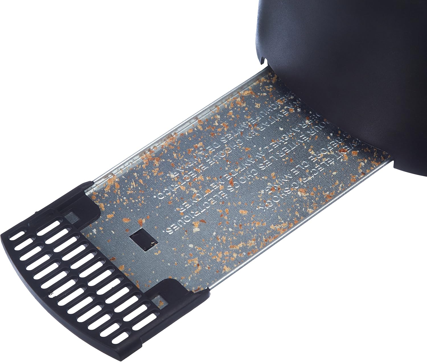 2 Slice Toaster For Bread & Bagels (Black & Silver)