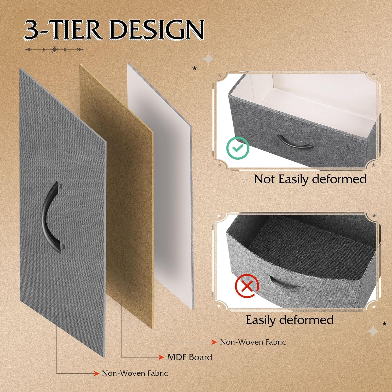 8 Drawer Dresser for Bedroom or Closet (Dark Gray)