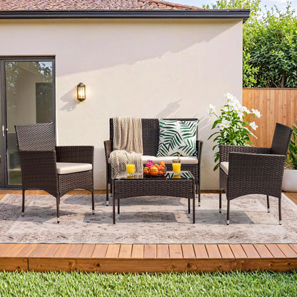 4 Piece Outdoor Furniture Set