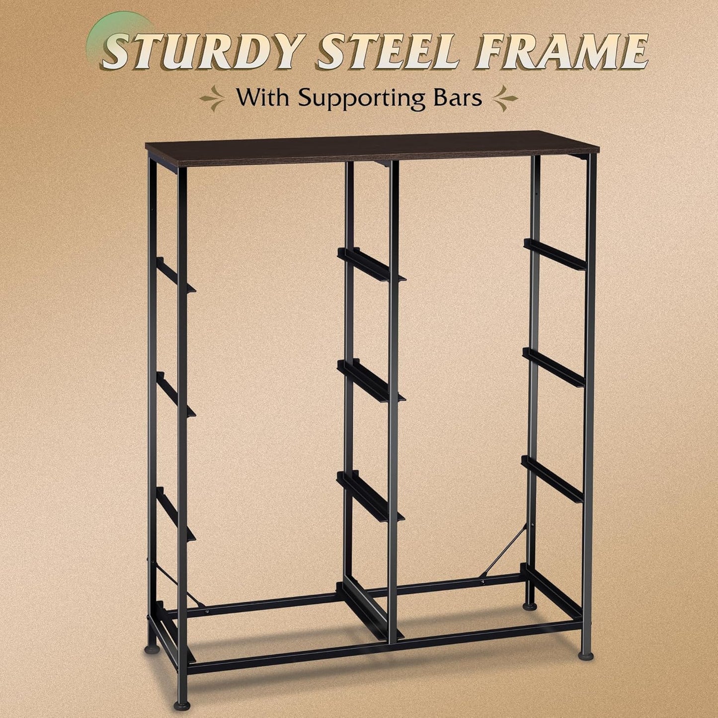 8 Drawer Dresser for Bedroom or Closet (Dark Gray)