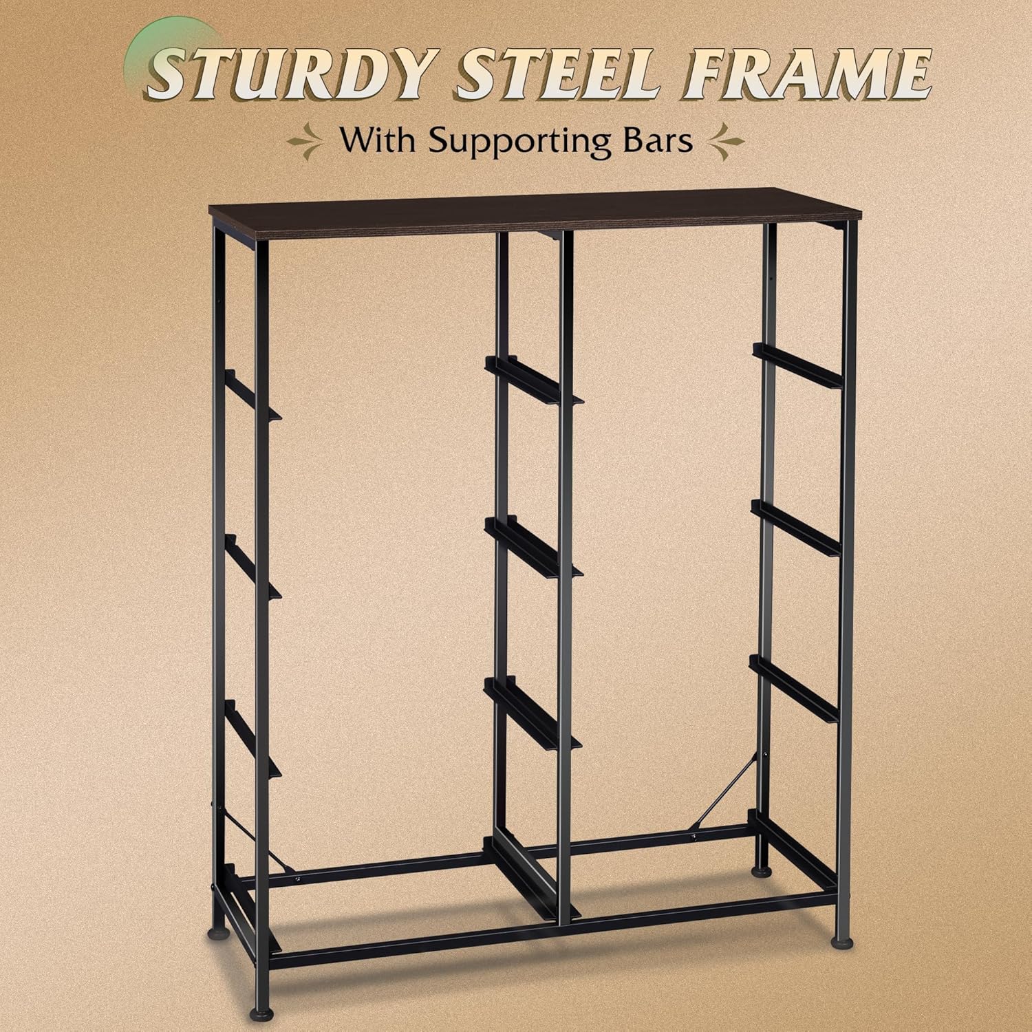 8 Drawer Dresser for Bedroom or Closet (Dark Gray)