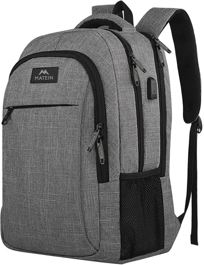 Adult Backpack Charging Port (Grey)