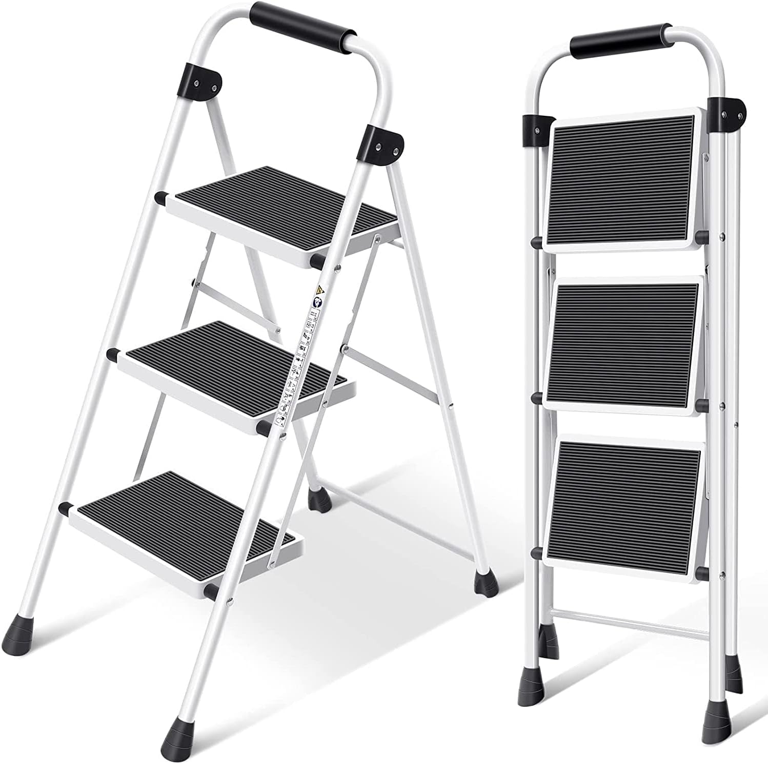 3 Step Ladder (White)