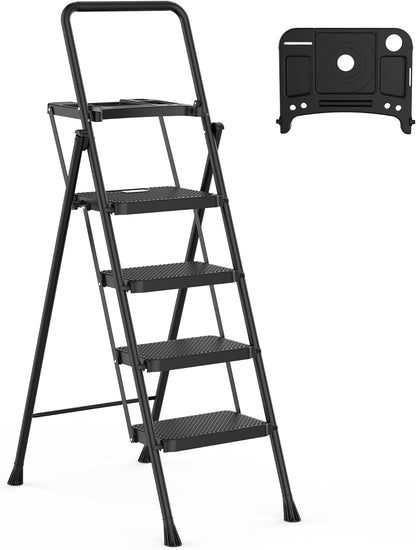 4 Step Ladder (Black)