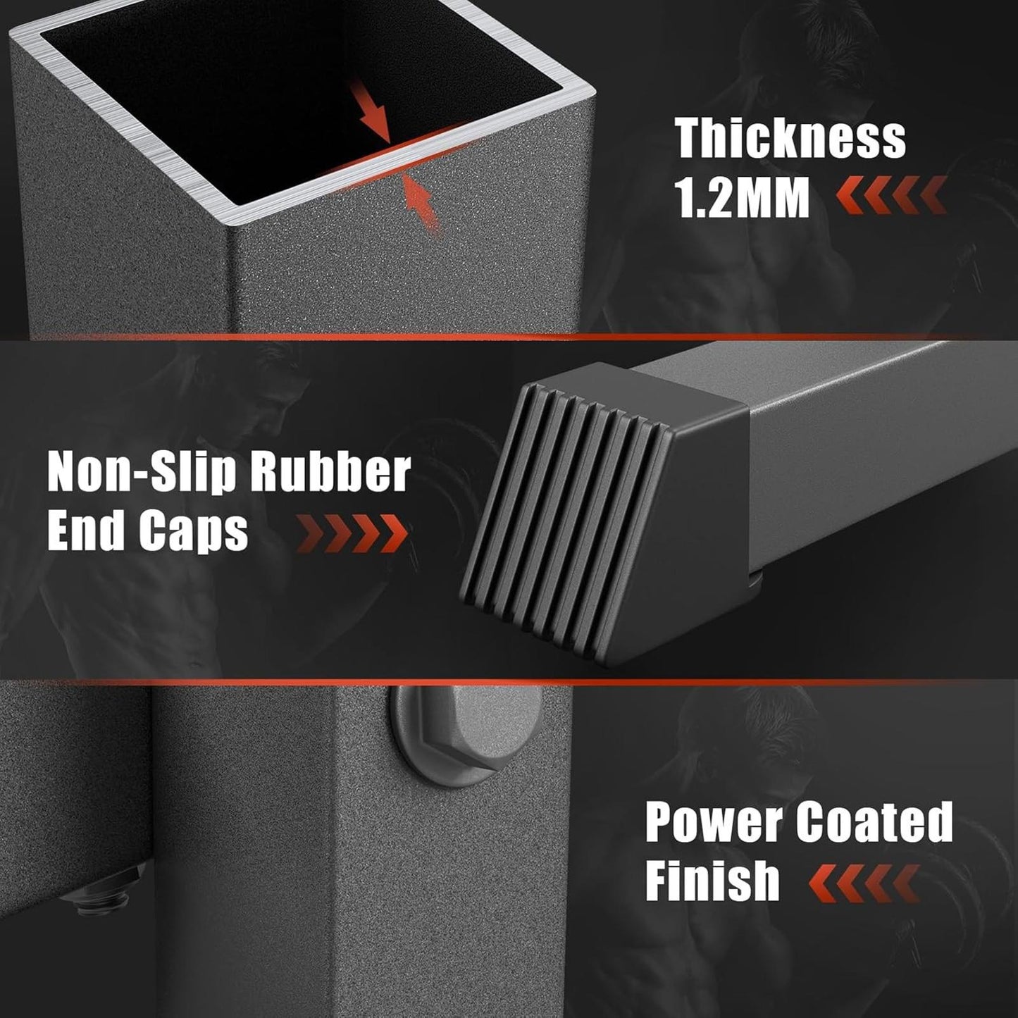 3-Tier Dumbbell Rack 1100Lb Adjustable Weight Stand Home Gym